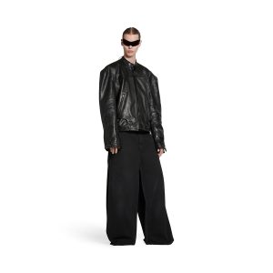 Balenciaga Men's Cowhide Leather Jacket